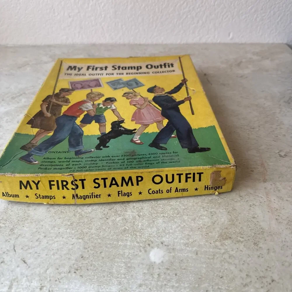 My First Stamp Outfit Box Set W/ Lots Of Stamps